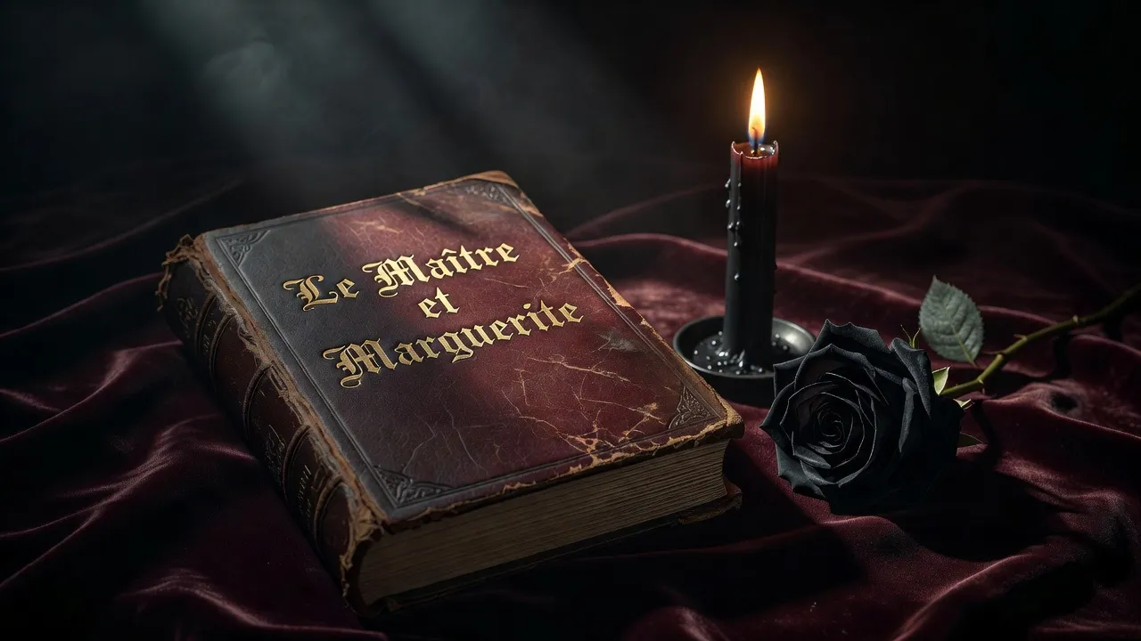 Couverture de l’édition Gallimard du Maître et Marguerite, traduction française années 1990